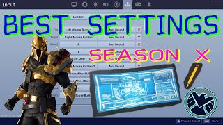 BEST PC CONTROL SETTINGS FOR SEASON 4 FORTNITE [upl. by Mike]