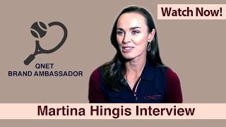 QNET STORY  Brand Ambassador Martina Hingis Interview [upl. by Anailil]