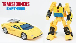 Transformers Earthrise Deluxe Class Sunstreaker Review [upl. by Gershom]