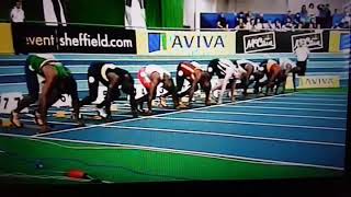 Dwain Chambers Sprinting the 60m [upl. by Perr]