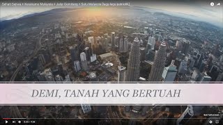 Sehati Sejiwa  Keranamu Malaysia  Jalur Gemilang  Satu Malaysia lirik [upl. by Luna]