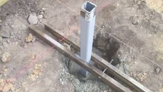 House restumping in Brisbane How to fit steel posts part 4 [upl. by Nelyak]