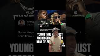 THUGGER SENDS SHOTS GUNNA THEN DELETE IT viralvideo trending youngthug gunna slatt wunna ysl [upl. by Denten336]