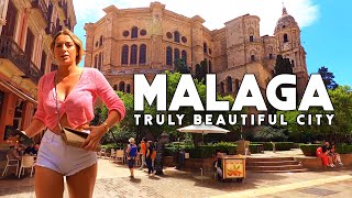 Malaga City Spain Truly Beautiful City Update April 2023 Costa del Sol  Andalucía 4K [upl. by Katleen818]