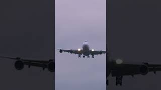 Boeing 747 Atlas Air landing at EPRZ Jasionka [upl. by Salta]