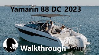 Yamarin 88 DC 2023 facelift  Boat Walkthrough Video Tour [upl. by Carlye]