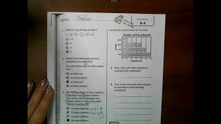 enVision Math Topic 8 Lesson 4 Daily Review [upl. by Tertias]