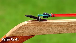 Making Wooden Slingshot For Hunting And Defense [upl. by Quince68]