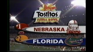 1996 Fiesta Bowl Nebraska vs Florida [upl. by Gnas]