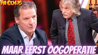 Johan Derksen bevestigt terugkeer in VI ‘Maar eerst oogoperatie’ [upl. by Ainesey629]