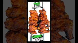 Chicken Tandoori wings Recipe Making coming soonshortsshortvideo [upl. by Notlrak]