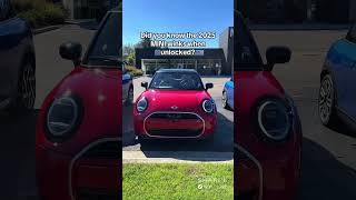 2025 MINI Cooper winks when unlocked minicooper miniusa 2025mini 2025minicooper [upl. by Suiramed643]