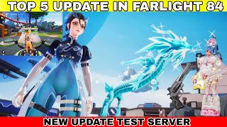 top 5 new update in Farlight 84test server link in comment [upl. by Kleon579]