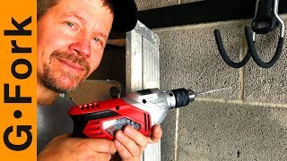 You Want To Hang On Concrete Walls Heres How To Drill Into Concrete the DIY way  GardenFork [upl. by Gemmell213]