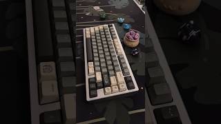 the rainy75 a 100ish custom keyboard  ⋆⁺₊⋆★🌧️🌿 mechanicalkeyboard keyboard typing thocky [upl. by Mauro404]