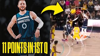 Donte Divincenzo Timberwolves Debut Was INSANE [upl. by Ettener]