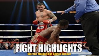 MARCOS MAIDANA VS ADRIEN BRONER  Full Fight Highlights [upl. by Dalston]