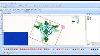 608 Rotating a Design in BERNINA DesignWorks [upl. by Ialohcin352]