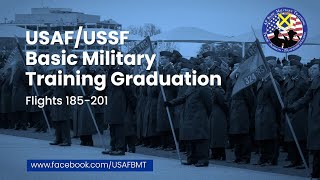 USAFUSSF Basic Military Training Graduation Ceremony Flights 185201 February 29 2024 [upl. by Maloney]