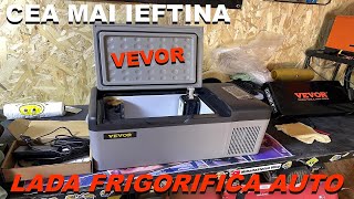 Cea mai ieftina lada frigorifica auto de la VEVOR [upl. by Treat]