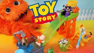 Toy Story Color Changers amp Slide n Surprise Playground Playset Colour Shifters Disney Pixar [upl. by Godfree]