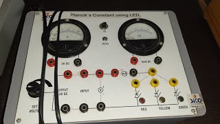 LED का उपयोग करते हुए PLANKS CONSTANT h का मान ज्ञात करना। bsc 3rd year physics practical [upl. by Assir540]