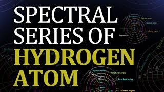 Spectral Series of Hydrogen Atom  Lyman Balmer Paschen Brackett amp Pfund Series [upl. by Lemhaj]