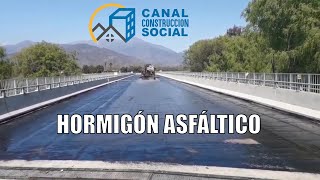 HORMIGON ASFALTICO que es y como se hace [upl. by Biagi]