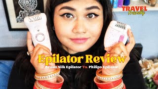 Braun Silk Epil 9 Epilator Vs Philips Epilator Review [upl. by Ardnasak]