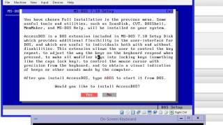 VM  MSDOS 711 Installation [upl. by Ratib]