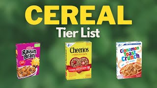 American Cereal Tier List [upl. by Urdna]