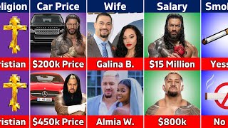 WWE Comparison  Roman Reigns Vs Solo Sikoa [upl. by Yenffad]