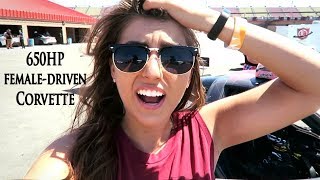 REACTION to 650HP FEMALE DRIVEN CORVETTE [upl. by Stent]