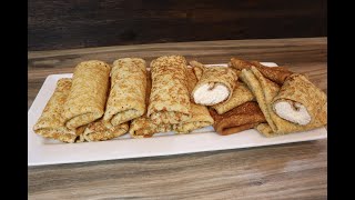 Russian Style Cooking Blini │Super easy Dessert Recipe [upl. by Aicitan]