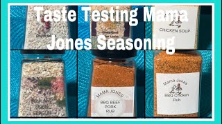 Taste Testing Mama Jones Seasoning [upl. by Anegroeg]