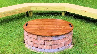 How to Build a Fire Pit Table Top [upl. by Wehrle]