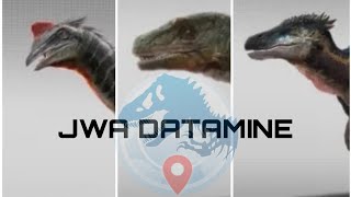 DATAMINE JWA 37 TRYKOVENATOR DILOZORION DRACOINTREPIDUS e mais  Jurassic World Alive Datamine [upl. by Ahsal754]