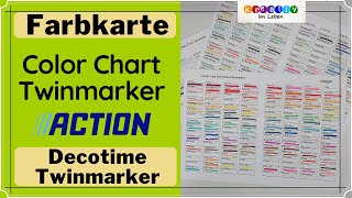 Farbkarte ❂ Colour Chart Card ❂ Decotime Twinmarker ❂ Kreativ im Leben [upl. by Navets]