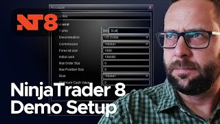 How To Set Up A Demo Account For NinjaTrader 8 On Your Computer [upl. by Calvo269]