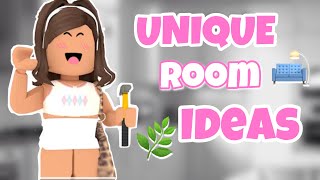 10 UNIQUE Room Ideas for Your House 🔨  Bloxburg [upl. by Acinoreb]