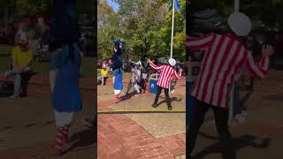 Me as a Stilt dancing Jester at Festival of Leaves dancing with the Ice Cream Man [upl. by Nylatsirhc]