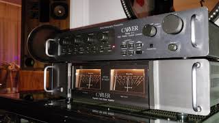 Carver preamplifier C1 carver amplifier M500 T year quot1983quot vintage audio crazy eugene [upl. by Ahsietal516]