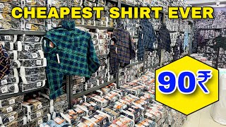 90 Rs Shirt  Cheapest Shirt Wholesale in India [upl. by Audette]