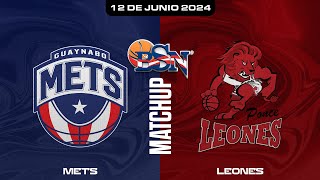 Mets de Guaynabo vs Leones de Ponce  BSN2024 [upl. by Ettennyl]