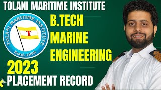 Tolani Maritime Institute BTech Marine Engineering Placement 2023  Merchant Navy Decoded [upl. by Yoshi48]