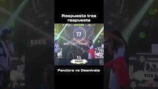 Respuestas picantes 🥵 Pandora vs Desnivela kofederacion freestyle batallasdefreestyle rap [upl. by Enneirdna]