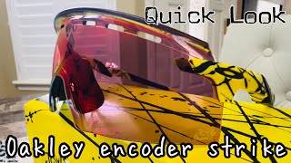 OAKLEY ENCODER STRIKE Quick Look [upl. by Aeneas511]