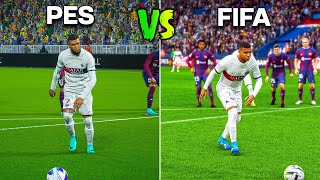 Kylian Mbappé Penalty Kicks • PES vs FIFA 20172024 [upl. by Brady287]