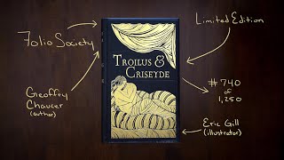 Troilus amp Criseyde by Geoffrey Chaucer  Folio Society [upl. by Gussi]