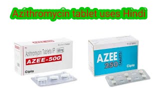 Azee tablet 500mg250mg Azithromycin [upl. by Briggs]